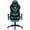 Blue, variant on Hoffree Gaming Chair with Speakers Gamer Chair with Footrest and Massage Reclining Video Game Chair with Led Lights and Swivel Seat and Headrest and 2D Armrests for Adults