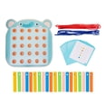 thumbnail image 4 of Juguete de madera Montessori para enhebrar cordones, juego educativo para coche Elefante, 4 of 9