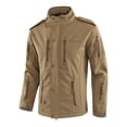 thumbnail image 1 of Veste Zippée pour Homme avec Col Montant et Conception à Multiples Poches pour Tenue Décontractée, Activités de Plein Air et Usage Quotidien au Printemps et en Hiver, 1 of 5