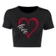 thumbnail image 4 of Moda mujer casual manga corta impresa cuello redondo blusa delgada camiseta damas tops cortos Pompotops hkajfhjk460511, 4 of 4