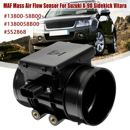 - MAF Mass Air Flow Sensor Meter For Suzuki 92-98 X-90 Sidekick Vitara Chevrolet 13800-58B00 1380058B00 5S2868
