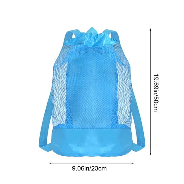 Sac De Douche En Maille 17x30 Cm – Séchage Rapide, Multi-poches, Léger, Pour Plage, Piscine, Voyage, Sport