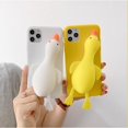 thumbnail image 2 of Casing For iPhone 14 13 12 11 Pro Max X XR XS Max Cover Cute Cartoon Duck Goose Stress Reliever Case Gao Jiahui unisex, 2 of 2