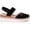 Black, variant on Casual Wedge Heels for Women Sandals Clogs for Women Platform Sandals with Adjustable Elastic Ankle Strap