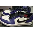 thumbnail image 4 of Nike Jordan 1 Rétro Terrain de Golf Bas Violet 2022 DD9315-105 Taille Homme 8.5, 4 of 16