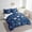 Blue, variant on Erosebridal Vintage Floral Bedding Twin Size, Ginkgo Leaf Bedding Sets Twin Size, Branches Plant Bed Set, Ultra Soft Room Decoration, 7-Piece