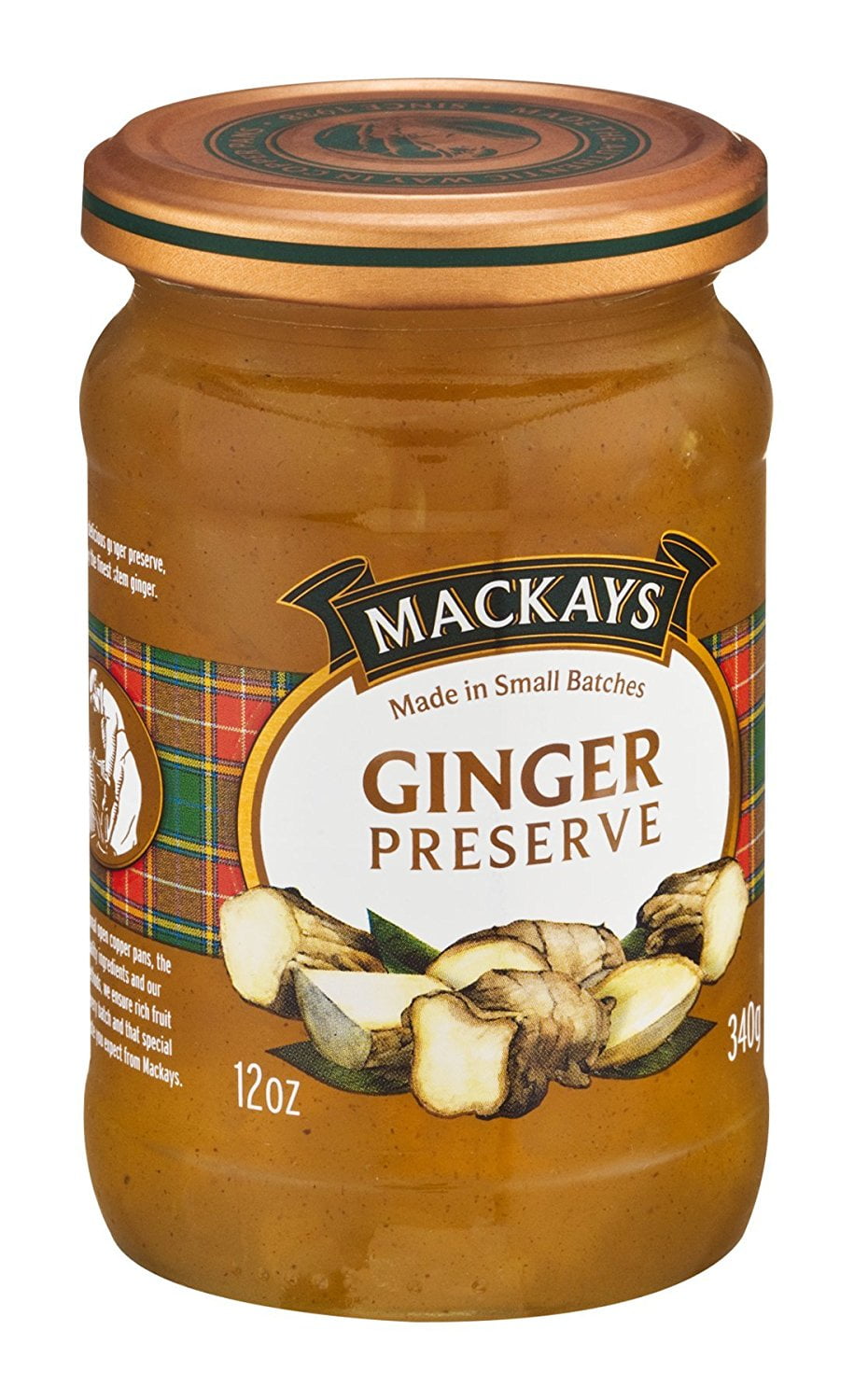 MacKays Ginger Preserves 12 Ounce. Includes Our Exclusive HolanDeli