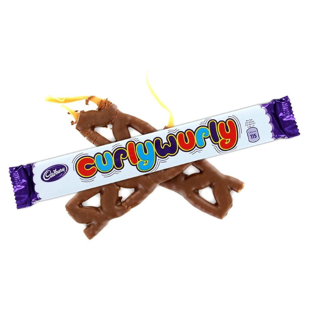 Cadbury Curly Wurly Candy, 21.5g, 60 count