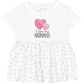 thumbnail image 3 of Inktastic I Love My Nonnie Girls Baby Dress, 3 of 5