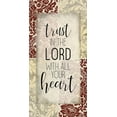 thumbnail image 2 of Kimberly, Allen 14x24 Gold Ornate Wood Framed with Double Matting Museum Art Print Titled - Trust in the Lord 1, 2 of 4