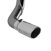 MBRP S5259AL Cat Back 4 Inch Inlet Steel Side Exit Exhaust Tailpipe Fits select: 2015-2016 FORD F150, 2019 FORD F150 SUPERCREW