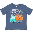 thumbnail image 3 of Inktastic Happy Valentines Day Truck Hearts Boys or Girls Toddler T-Shirt, 3 of 5
