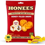 (Pack Of 12) Honees Lozenges Menthol Free 20 Pieces
