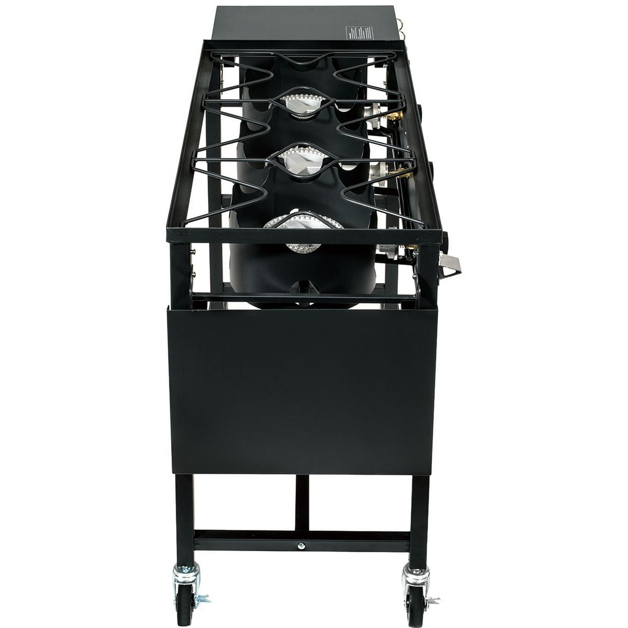 Barton Propane Triple Burner Stove Station with Regulator & Removable Legs