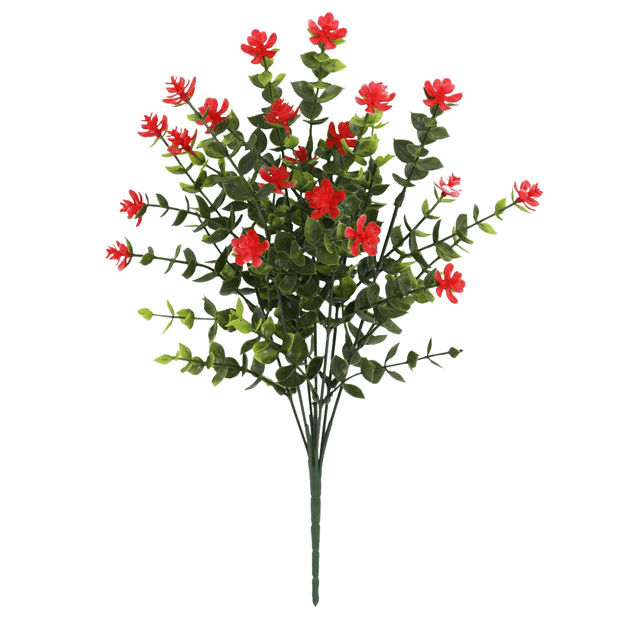 BKER Simulation Of Home Garden Photo Green Bouquets Decorate Your Garden And Doors And Windows.
