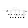 thumbnail image 2 of SDNall LED Curtain String Lights Christmas Ball Christmas Tree Decoration For Home New Years Gifts, 2 of 9