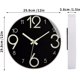 thumbnail image 3 of CHAO Reloj de pared silencioso que brilla en la oscuridad de 12 pulgadas, 3 of 5
