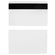 badgeDesigner Premium CR80 30 Mil Graphic Quality 3 Track PVC Cards with 1/2" HiCo Magnetic Stripe - 10 Pack