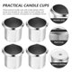 thumbnail image 5 of 4 piezas Candelas decorativas Decorativas Luces de té de hierro Candelas de velas de metal Copas de vela de metal, 5 of 6