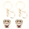 thumbnail image 2 of Bunny Keychain,2pcs Keychain Pendants Cute Rhinestone Keychain Bunny Pendant Expertly Crafted, 2 of 14