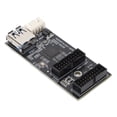 thumbnail image 1 of Tarjeta Adaptadora USB3.2 GEN1, Cable De Alimentación De 5,9 Pulgadas Tarjeta USB3.2 GEN1 19PIN Para Escritorio ANGGREK USB3.2 GEN1 Motherboard Card, 1 of 8