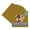 Metallic Gold, variant on Metallic Silver Picture Frame Mat for 7x7 Frames - Heart Opening for 4x5 Photos - 1 Mat