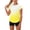 F273-Yellow, variant on hengsof Athletic Shirts for Girls Short Sleeve Active T Shirts Sports Crewneck Dry Fit Tops Kids Teens Gym Workout Summer Tee