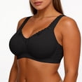 thumbnail image 4 of Plus Size Bras for Women Baeitkot Women's Breathable Full Cup Lace Comfortable Plus Size Bra, 4 of 6