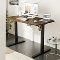 thumbnail image 2 of Bureau Debout Électrique X(Xcm) Hauteur Réglable Bureau d'Ordinateur Électrique Ergonomique avec Poste de Travail Informatique Rustique, 2 of 7