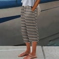 thumbnail image 2 of YDLCAFD Womens Solid Color Pocket Straight Tube Loose Stretch Pants Color Contrast Pants, 2 of 5