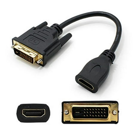 Add-onputer Peripherals, L Addon Hdmi To Dvi Male & Female Black Adapter