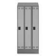thumbnail image 2 of Triple Sloped Metal Locker Hood Addition, 36w x 18d x 6h, Gray, Ships in 1-3 Business Days | Bundle of 2 Each, 2 of 4