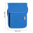 thumbnail image 2 of Unique Bargains Neck Wallet Travel Pouch, RFID Blocking Travel Document Organizer, Dark Blue, 2 of 6