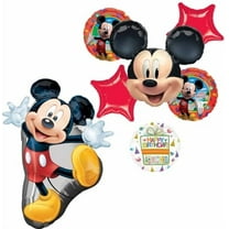 Anagram Mickey Mouse Birthday Party Supplies Balloon Bouquet Decorations