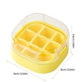 thumbnail image 2 of Boreal Craft Household Ice Tray Convenient One Second Ice Nine Grid Mini Ice Making Artifact Membrane Ice Storage Container for Freezer Stainless Steel Ice Cubes Tray Ice Cubes Reusable Silicone, 2 of 3