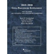 Civil Procedure Supplement, for Use with All Pleading and Procedure Casbooks, 2019-2020 (American Casebook Series), Pre-Owned (Paperback)