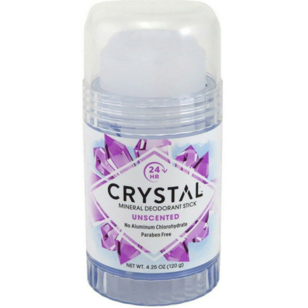 Crystal Mineral Deodorant Stick, Unscented 4.25 oz