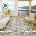 thumbnail image 5 of Addison Rugs Chantille Indoor/Outdoor Transitional Geometric Linen Machine Washable Runner Rug, 2'3" x 7'6", 5 of 8