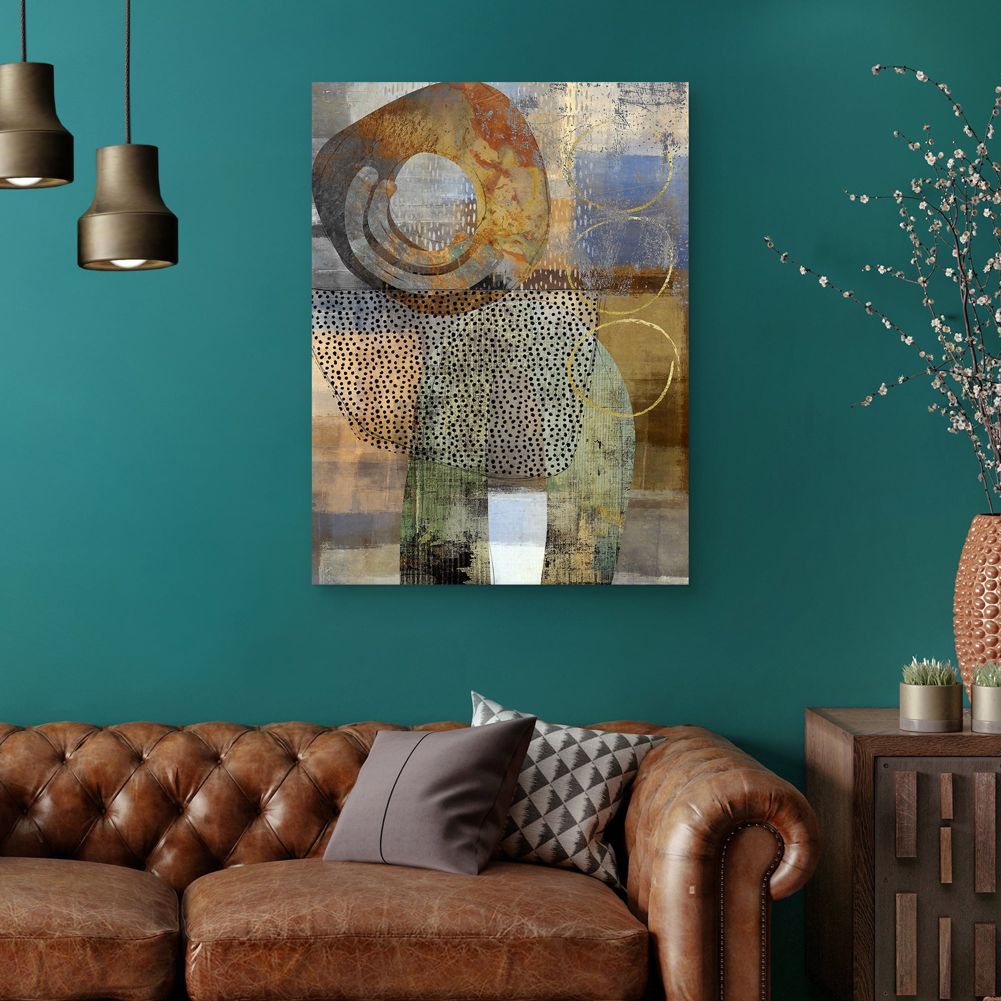 Masterpiece Art Gallery Tipping Point Abstract Canvas Art Print, 30" x 40", by Nikki Chu