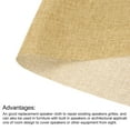 thumbnail image 4 of Uxcell Black Speaker Mesh Grill Cloth (not Cane Webbing) Stereo Box Fabric Dustproof Cloth Camel 26 x 59", 4 of 5