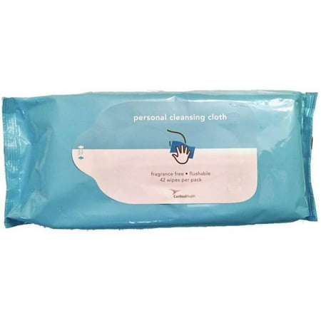 Cardinal Health Personal Cleansing Cloths - Hydraspun Fiber, Unscented, pH Balanced, 504 Count