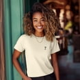 thumbnail image 3 of Dalix Martini Embroidered Lightweight Relaxed Jersey Tee Summer Cute Food Womens in Natural XL X-Large, 3 of 5