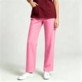 thumbnail image 6 of Women's Straight Leg Scrub Pants with Pockets Elastic Waist Drawstring Loose Fit Workwear Trousers Casual Nursing Uniform Bottoms, 6 of 8