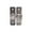 Gray #4, variant on 90 Degree Sliding Door Lock Pin | Aluminum Alloy Security Clip | Rust-Proof Buckle Lock for Doors, Cabinets & Pet Doors | Easy Install with Screws Included