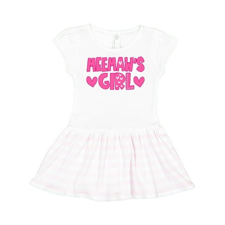

Inktastic Meemaw s Girl Gift Gift Toddler Girl Dress