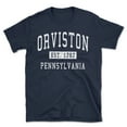 thumbnail image 1 of Orviston Pennsylvania Classic Established Men's Cotton T-Shirt, 1 of 1