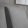 thumbnail image 4 of Upholstered Swivel Rocking Glider Recliner Chair, Nursery Rocker Chair with Extra Large Footrest and Wingback Backrest, 4 of 16