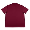 thumbnail image 5 of Daiosportswear Men'S Zip Polo Shirts Short Sleeve Lightweight Top Textured Summer Slim Fit Beach Golf Polo Shirts Wine M(M), 5 of 9