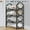 Black, variant on Rack2 - 1 Multifunctional Shoe Organizer for Entry Bedroom 4-Tier Portable Storage Rack for Shoes and Accessories