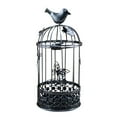 thumbnail image 2 of Clearance Desktop Ornament under $10,Candle Holder Hollow Bird Cage Butterflies Stand For Living Room Decor, 2 of 5